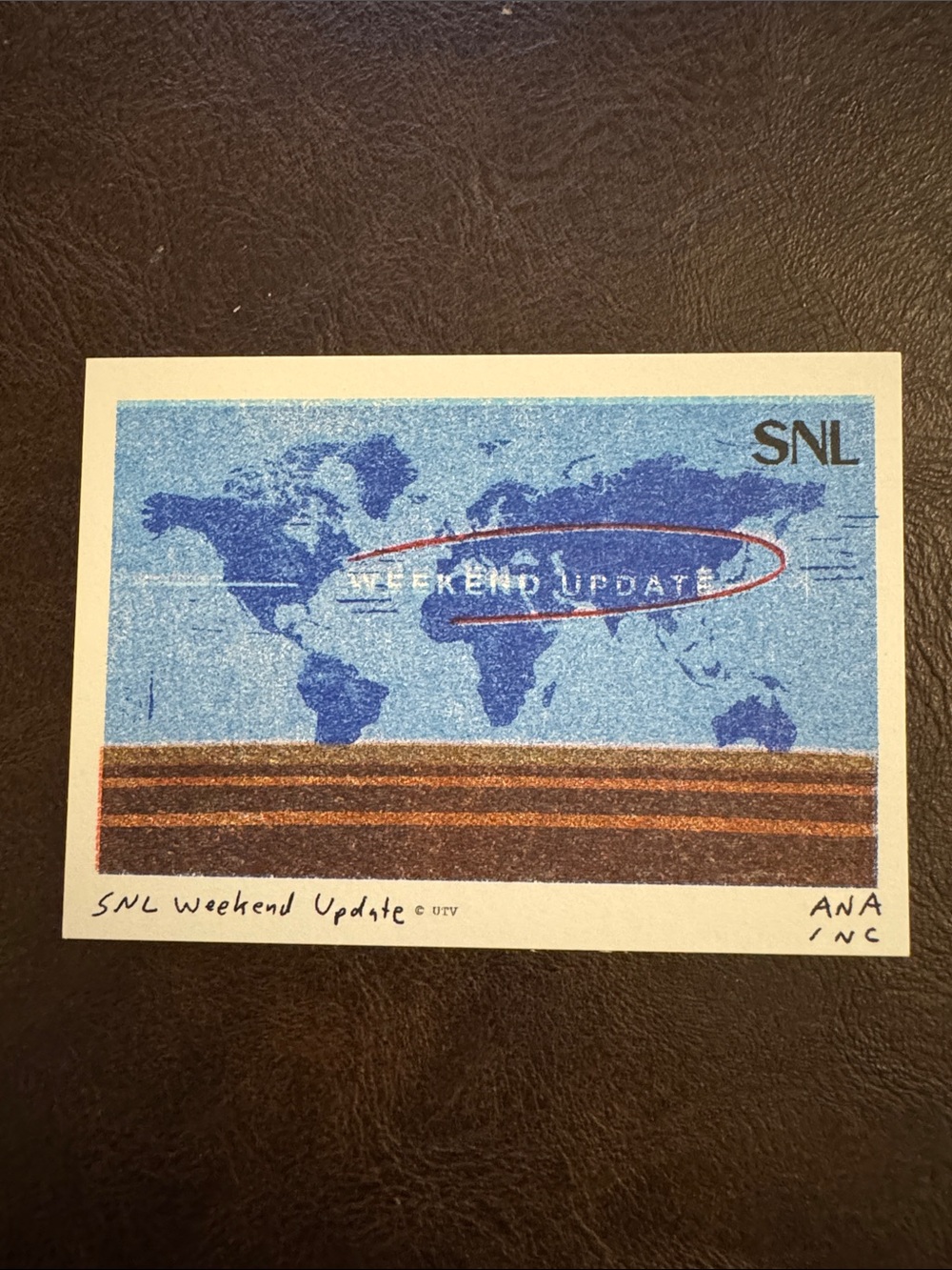 SNL Weekend Update - Shop NBC Studios Ana Inciardi Mini Print